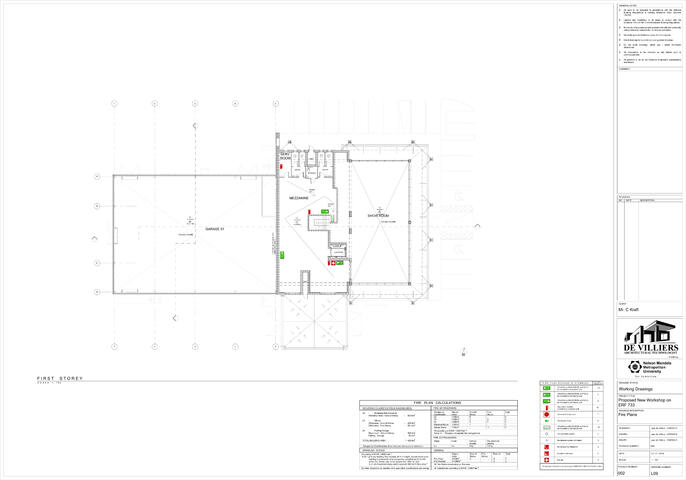 First Storey - Fire Plan